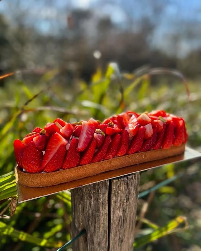 Tarte aux fraises de saison — Sukali